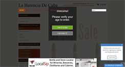 Desktop Screenshot of laherenciadecuba.com